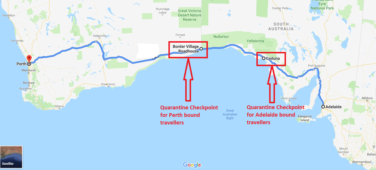 Quarantine Checkpoint locations