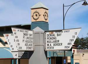 Signpost at Ceduna (SA)